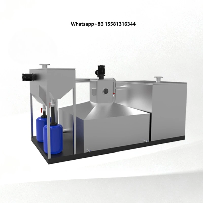 Customizable Stainless Steel External Oil-Water Separator Motor Oil-Water Slag Removal 5000L/Hour 10 kW Factory Direct Sales