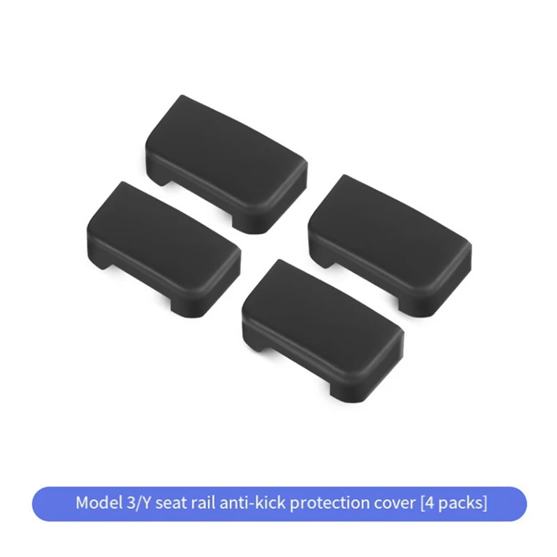Car Anti-Collision Protection Cover Seat Slide Protection Cover For Tesla Model Y 3 Interior Modification Replacement Parts image 5