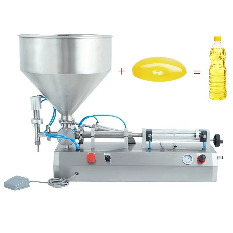 5Ml 50ml 200ml engine olive lubricating oil, essential oil bottle filling machine fully automatic