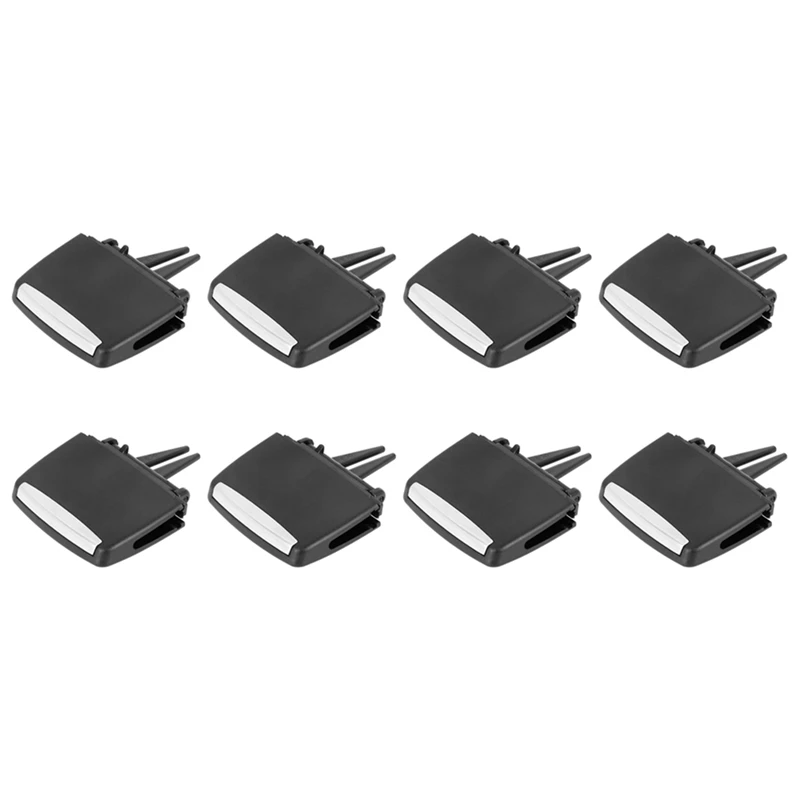 8X For-BMW X5/X6 Air Vent Outlet Tab Clip , Rear Row Fresh Air Grille Clips For-BMW X5 E70 2006-2012, X6 E71 2008-2013