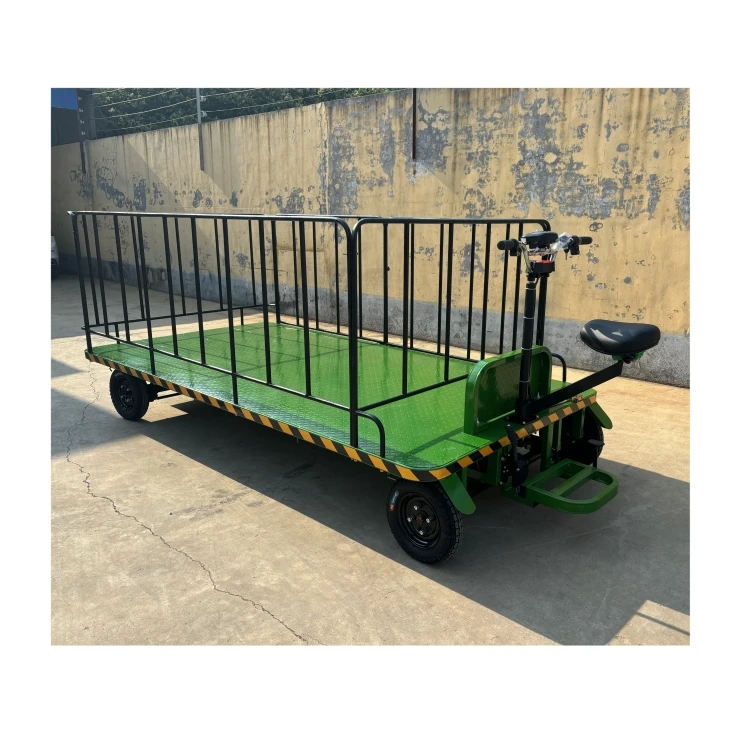 

3*1.5mHigh Load Flatbed Trolley/Garden Tool Cart Electric Flat Transport Vehicle Used Golf Cart Rear Seat Electric Cargo Trolley