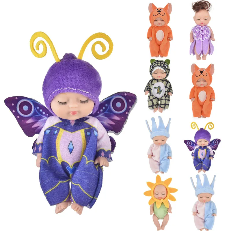 Muñecas Reborn ajustables para bebés durmientes, muñecos de bosque, juguetes biónicos de simulación para niños y niñas, juguete bonito y encantador para cumpleaños