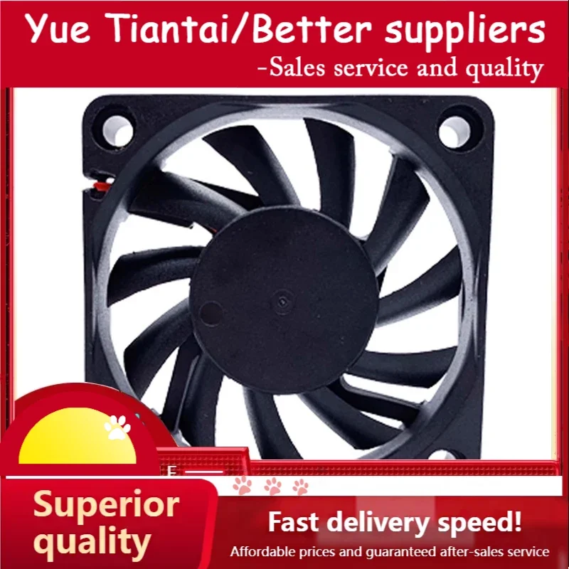 Brand new ultra-thin 60 * 60 * 10mm heat dissipation fan 6cm/CM 5V 12V 24V 6010 waterproof and moisture-proof