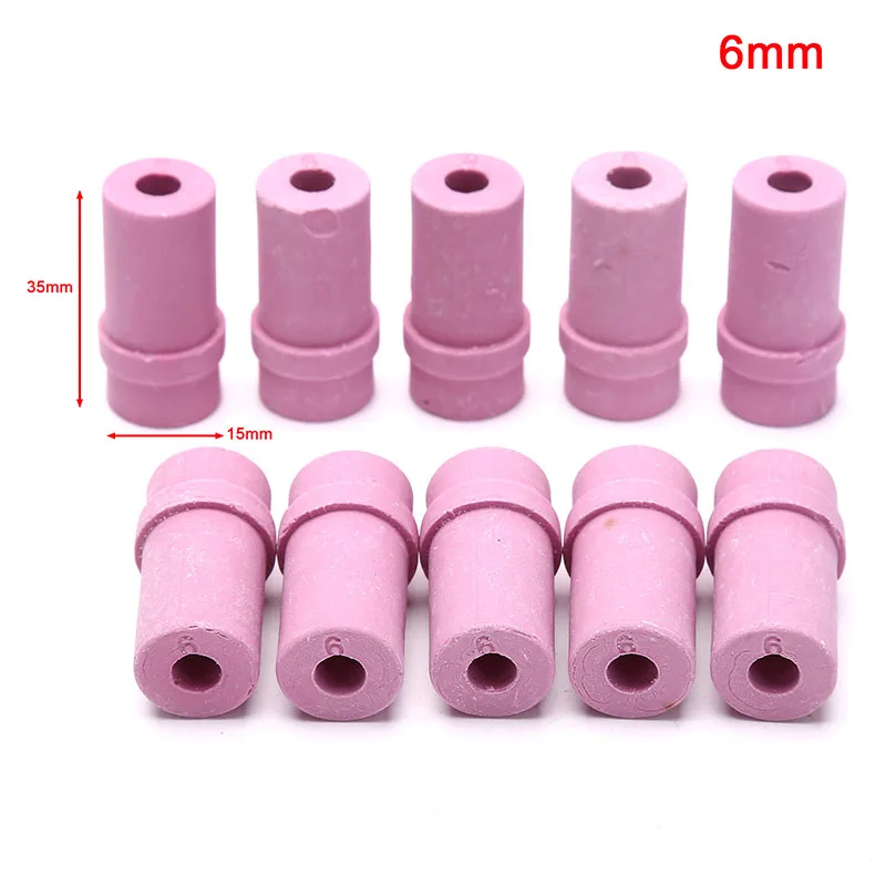 10Pcs Ceramic Sandblast Nozzle Air Sandblaster Tips For Pneumatic Blasting Tools