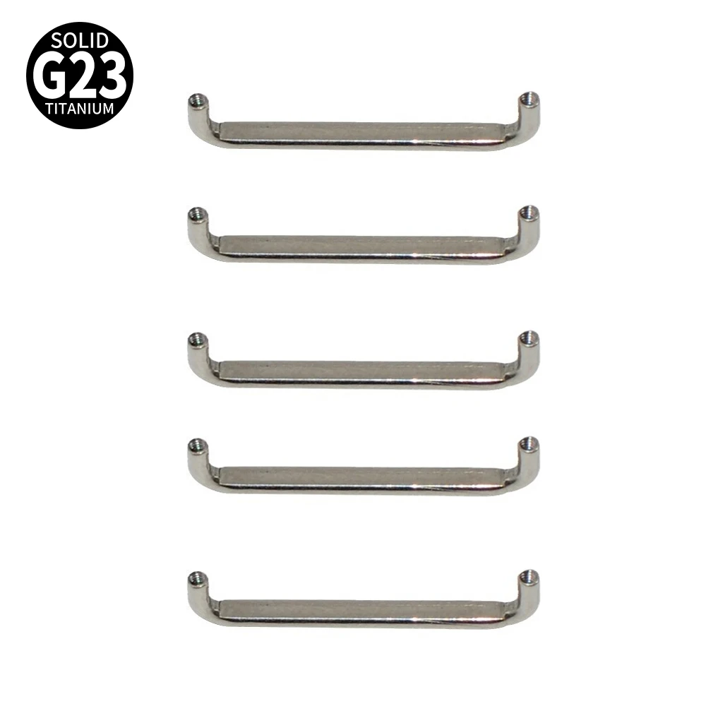 G23 Titanium Surface Piercing Double Ball Dermal Anchor