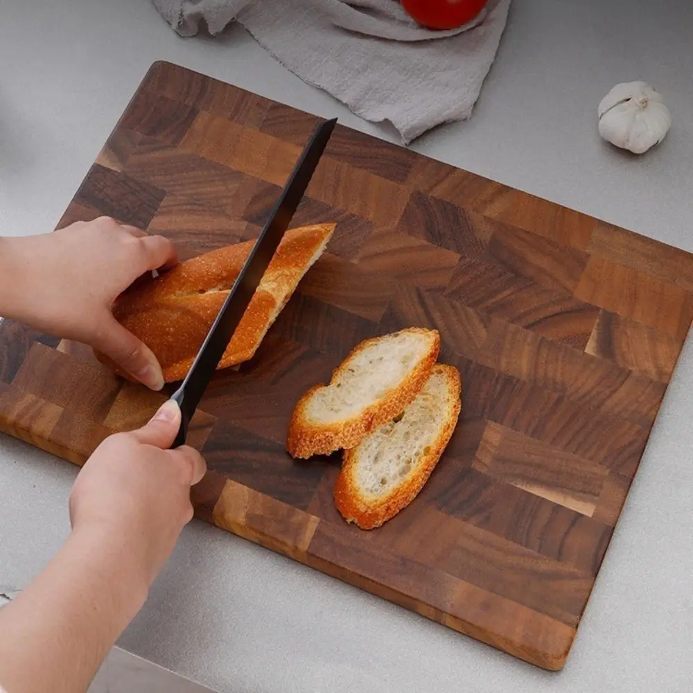 

Acacia Wood Splicing Chopping Board Damp-proof Double-sided Using Cutting Board Moldy Proof Rectangular Chopping Block Baby Food