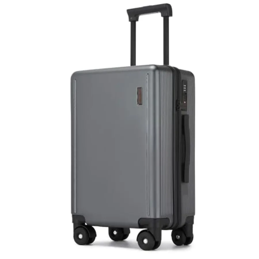 

20-дюймовый ручной чемодан 22x14x9, одобренный авиакомпаниями, жесткий, маленький, на колесиках, с вращающимися колесами