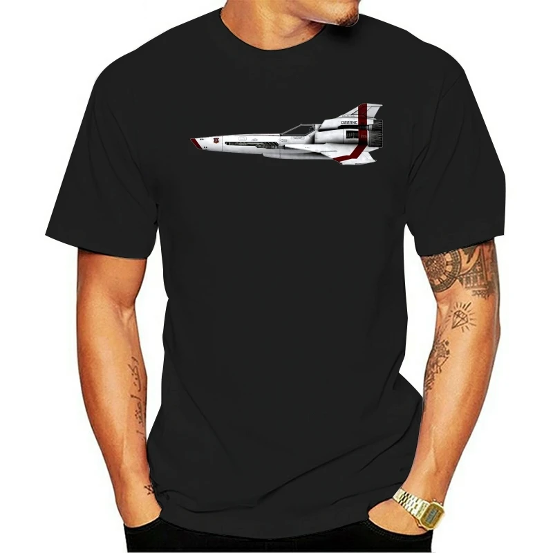 2023 Fashion casual 100% cotton T-shirt Battlestar Galactica Viper Fighter Sc Fi Mens