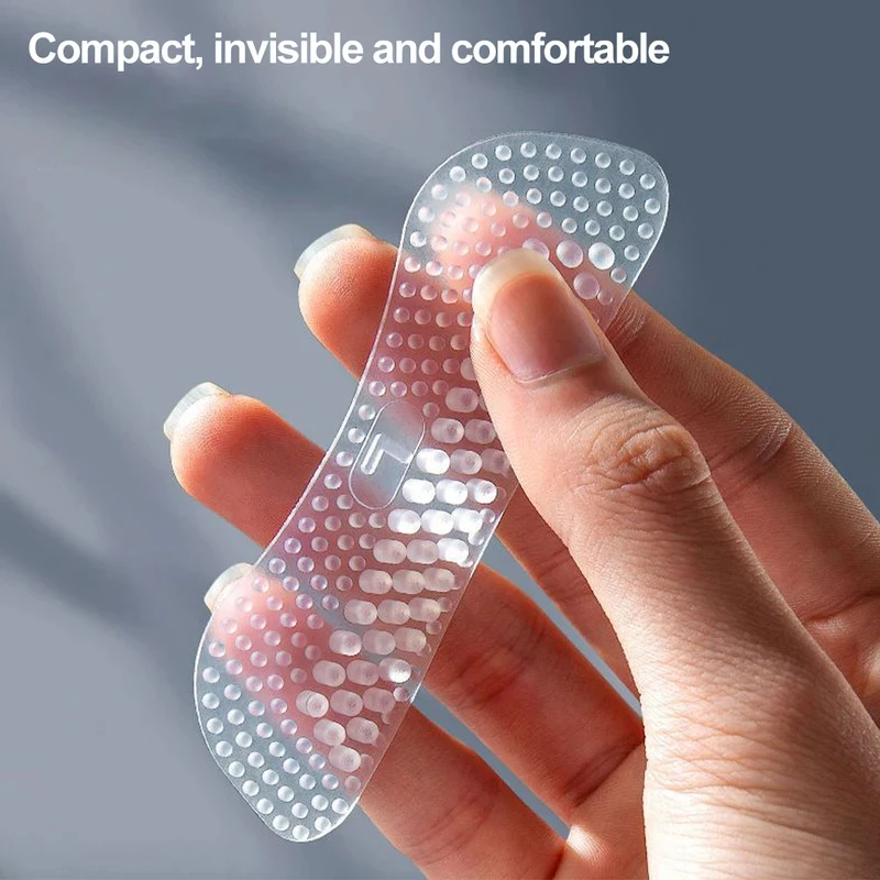 1/2/3Pairs Silicone Heel Shoe Stickers Non-slip Soft Protective Case Women Men Foot Care Insert Ease Pain Foot Pads Protector