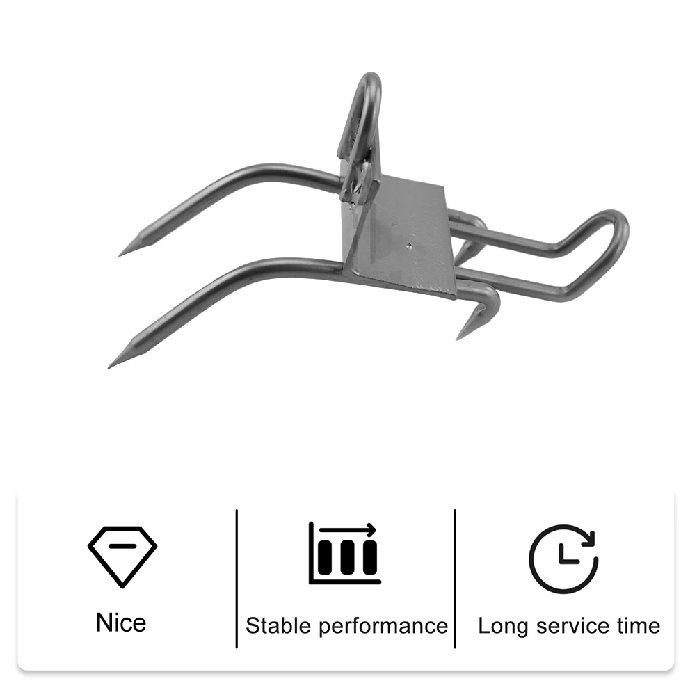 

1 Pair Carbon Steel Climbing Spikes Durable Claw Style Thickened Footplate Multi-Functional Tree Climbing Gear For Fruit Picking