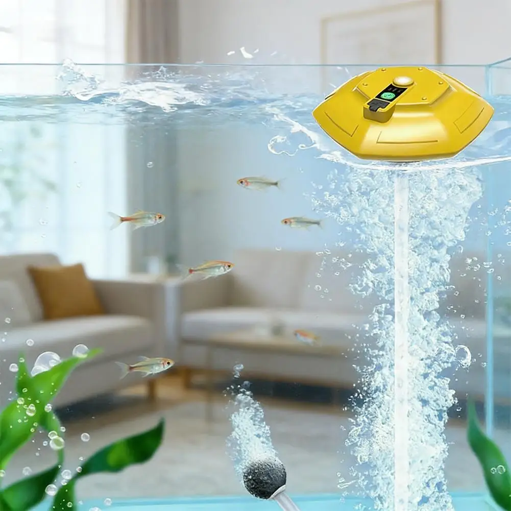 Portable UFO Float Aerator Pump for Fishing - Outdoor Small Automatic Oxygen Machine for Aquatic Use