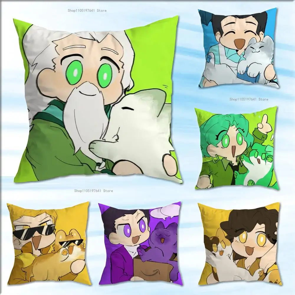 

16 Personality Types Pins MBTI Psychology Pillow Case For Sofa Decor Car Room Printing Cushion Cover Decorations and Protector