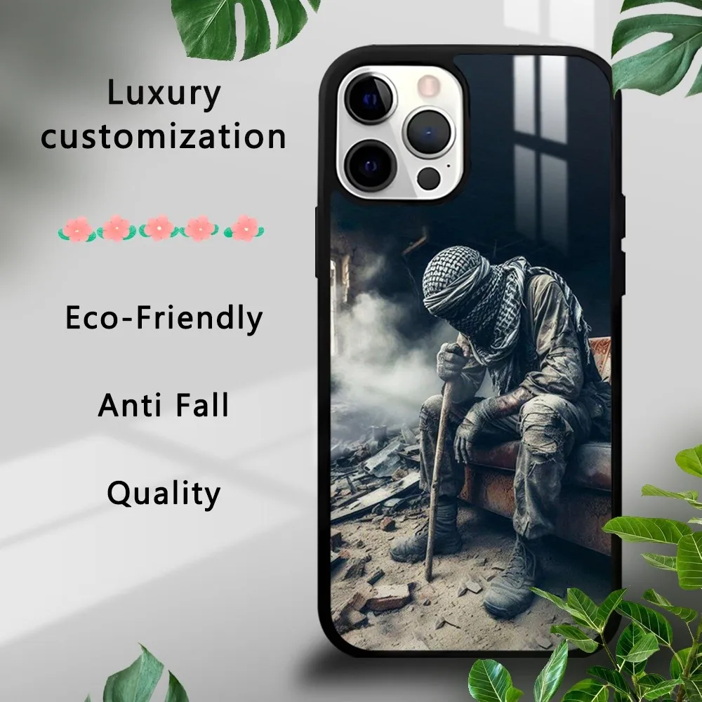 Y-Yahya Sinwar G-Graphic Phone Case For iPhone 16 15 14 13 12 11 Pro Xs Max Mini Plus Celulares Hard Funda