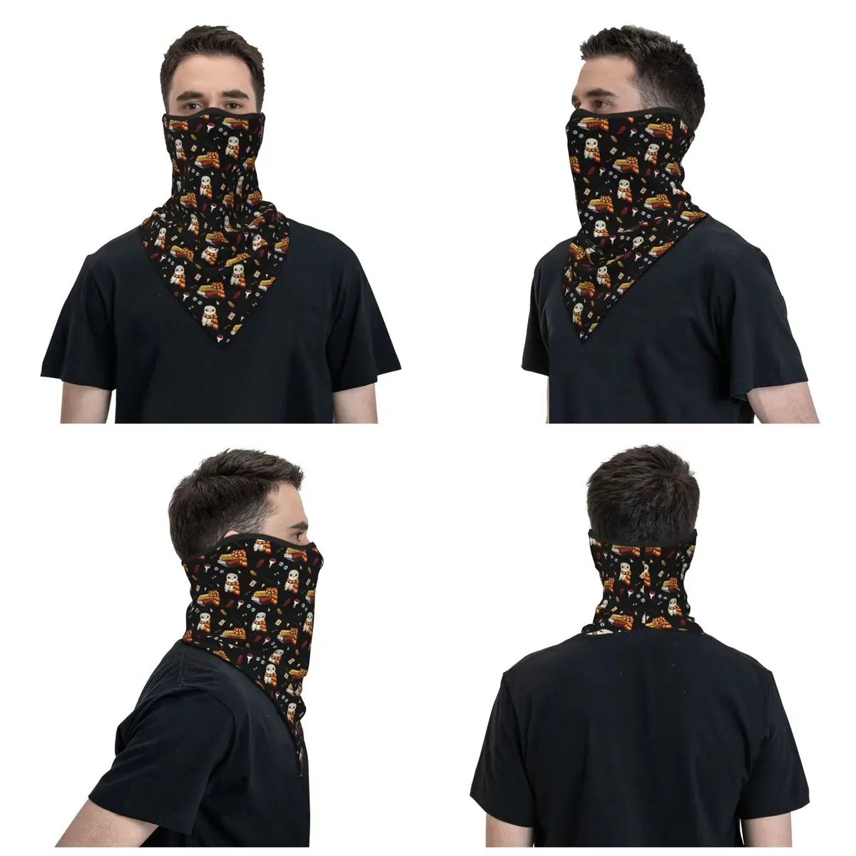 وشاح باندانا شتوي من Harrys Magic Adventure Movies Potters Neck Gaiter للنساء والرجال للحماية من الأشعة فوق البنفسجية لركوب الدراجات