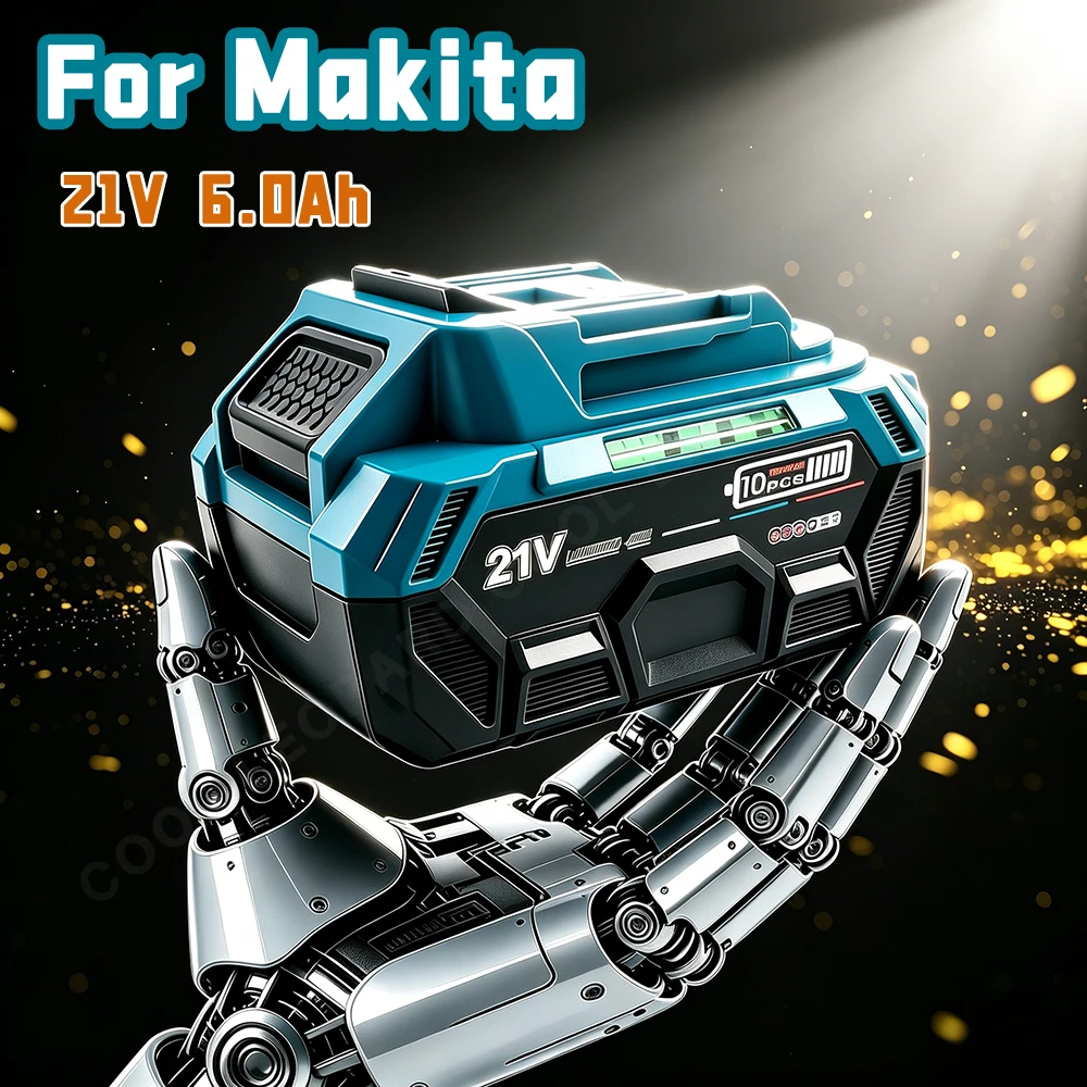 

Replacement 18V 21V 3.0Ah 6.0Ah Li-ion Battery for Makita LXT BL1860B BL1850B BL1840, High Performance Power Tool Battery Pack