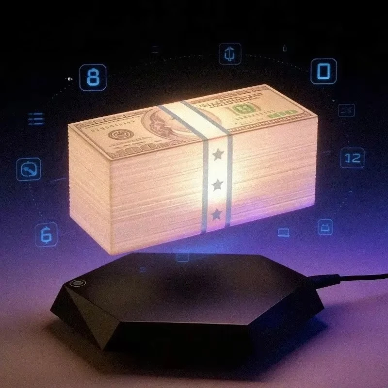 Floating Money Lamp Maglev Golden Lantern Grand Theft Auto Game Peripheral TK Same As Grand Theft Auto Birthday Gifts for Friend