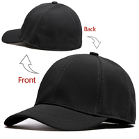 Spring and Summer Men Solid Color Full Closure Baseball Cap with Elastic Band Women Simple and Stylish Hip-Hop Cap