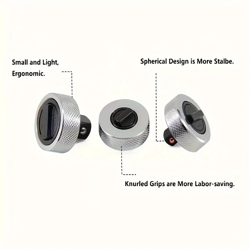 미니 핑거 래칫 소켓 렌치, 모든 스틸 팜 래칫 소켓, 리버시블 래칫 핸들, 1/4 \
