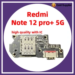Für xiaomi redmi note 12 pro plus 5g dock anschluss usb ladegerät ladeans chluss flex kabel platine ersatz