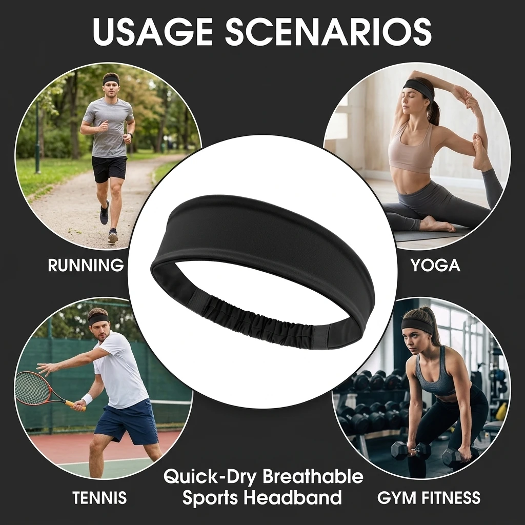 Polyester zweetband voor gym f - Running Gear Gym recensie en prijs