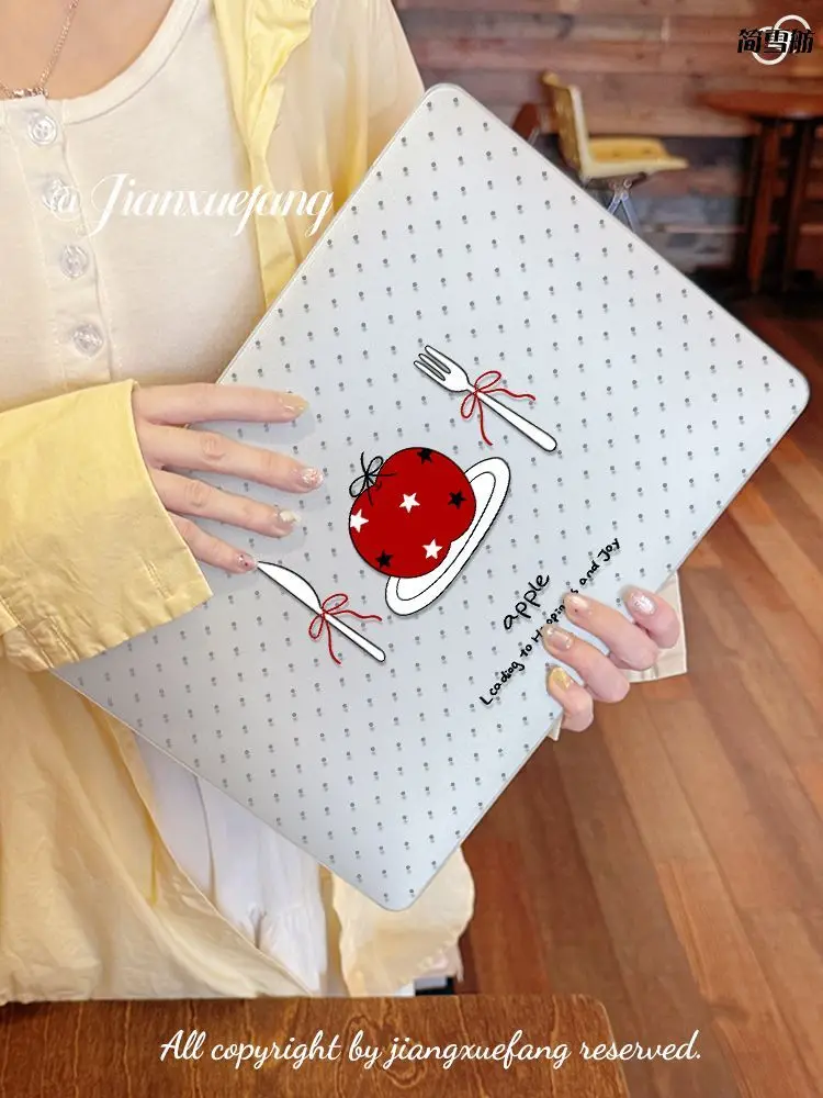 Dotted Star Graffiti Case for Macbook Air 13.6 M5 M1 Pro 14 M4 Air 15.3 13 M3 15 M2 Mac Cover A3113A2681 A2442 A2941 Anti-Scratc