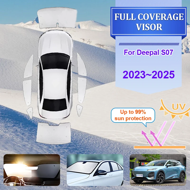 

Аксессуары для Deepal S07 S7 2023 2024 2025, автомобильные козырьки на лобовое стекло, защита от ультрафиолета, отражатель, автозанавес, солнцезащитный козырек, автомобильные аксессуары