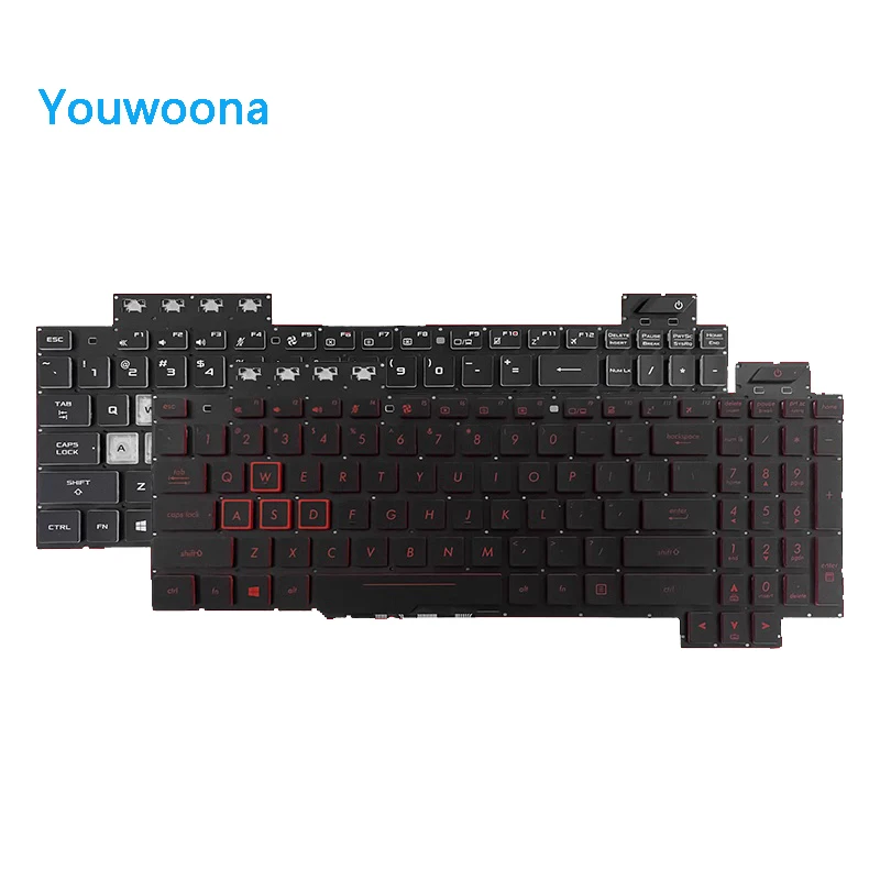 New ORIGINAL Laptop Keyboard For ASUS FX80G FZ80G ZX80G FX504 FX505 FX507 FX86S/F FX95