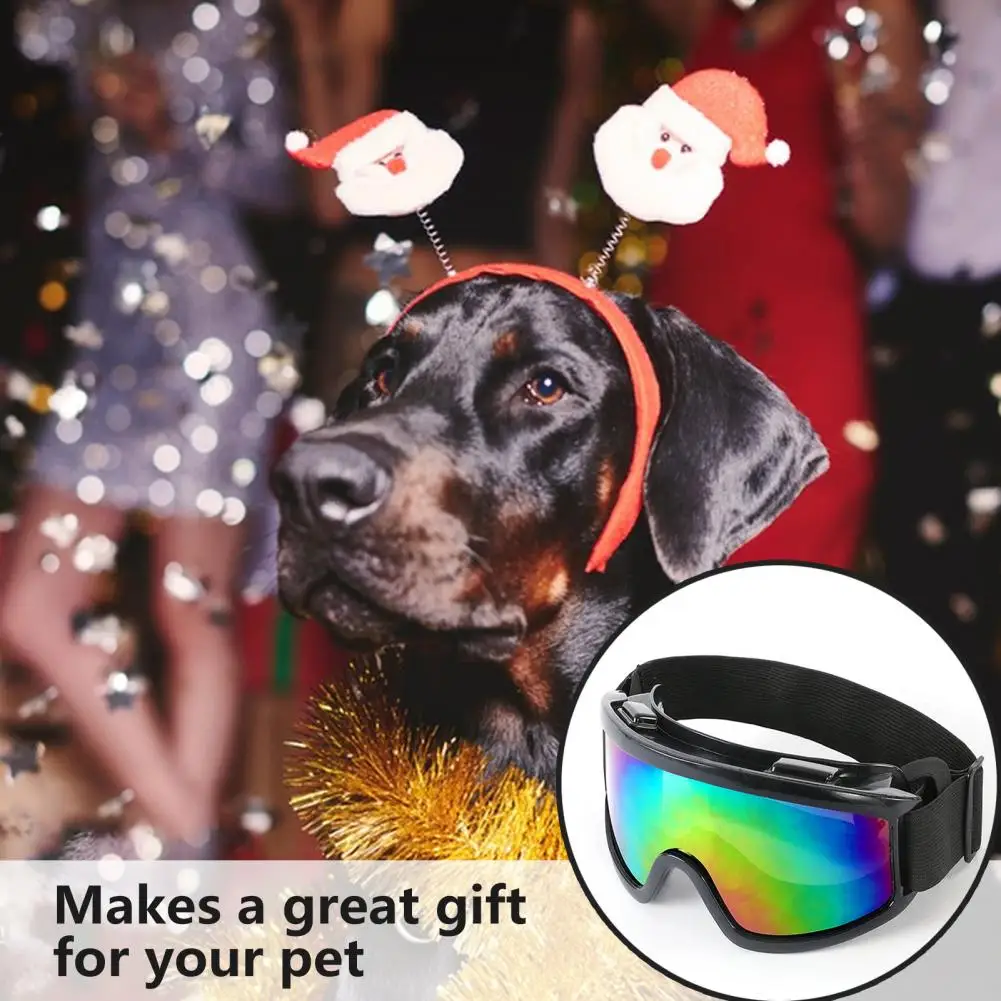 

Dog Glasses for Car Rides Pet Dog Goggles Waterproof Windproof Sunglasses for Dogs Eco-friendly Pvc Adjustable Anti-uv for Eye