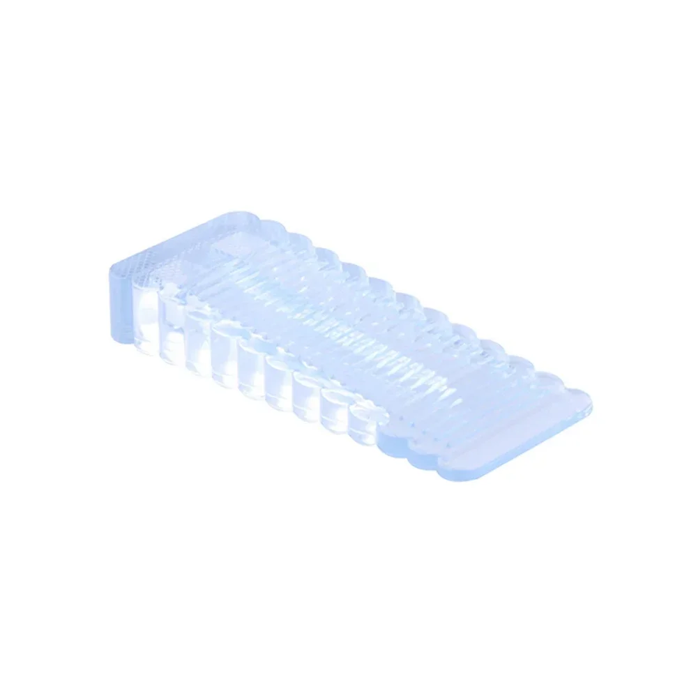 Door Bottom Stop Silicone Door Stop for the Floor Durable Silicone Shock Absorber Security Protections Block Front Stopper Home