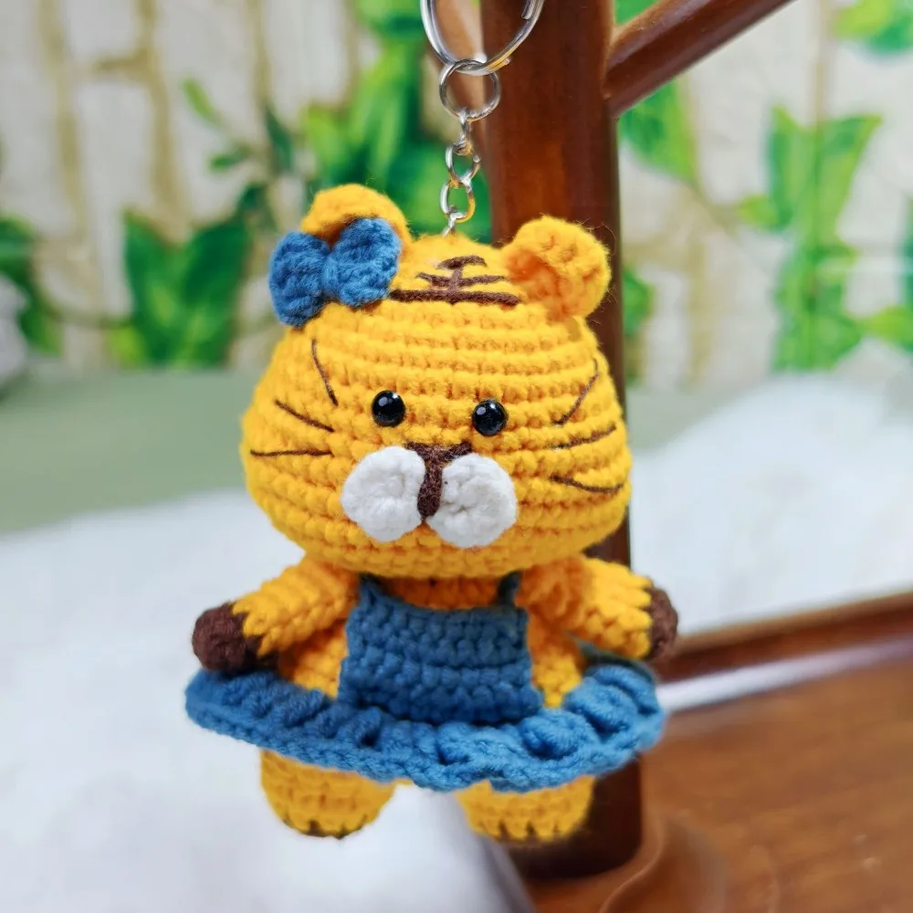 

Finished Knitted Twelve Chinese Zodiac Signs Pendant ,handmade Crochet Animal Doll, Cute Crochet Rabbit Key Chain,customized