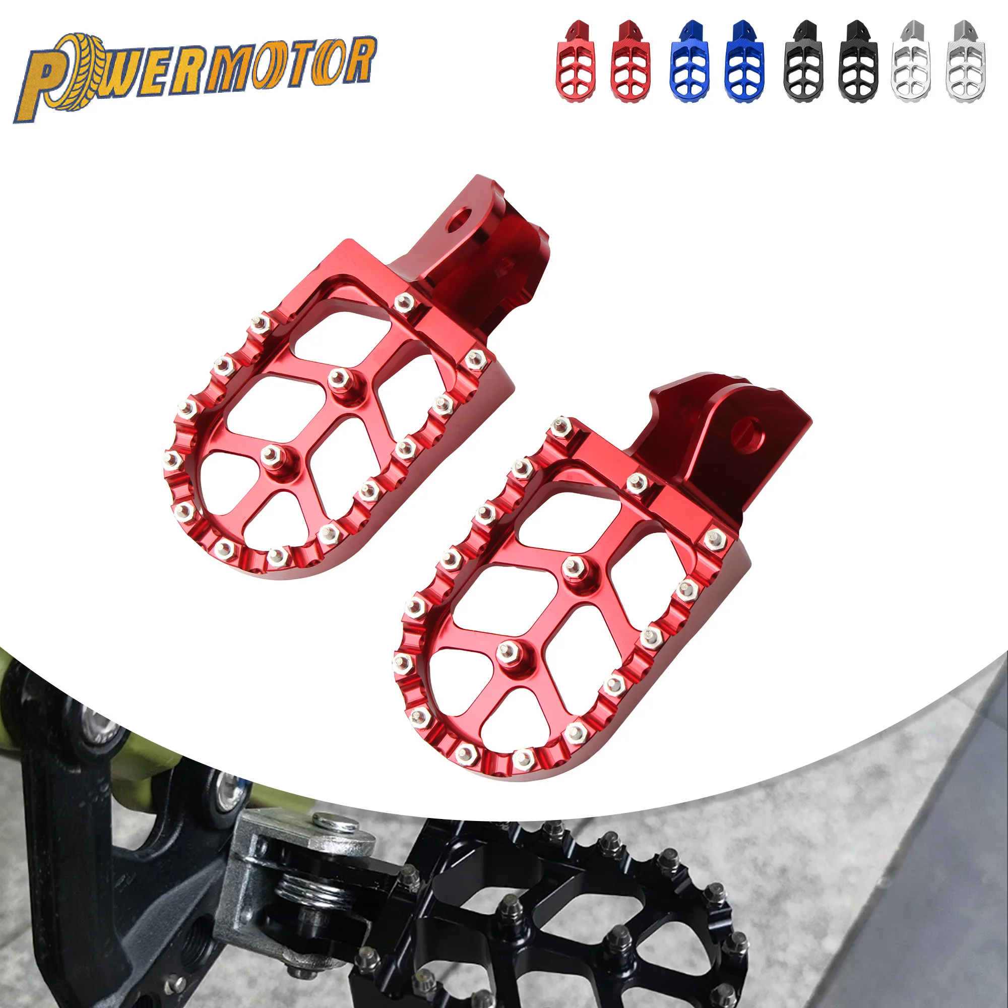 CNC-Aluminium-Motorrad-Fußrasten, Pedalstützen für Sur-Ron Sur RON Light Bee X & Light Bee S Elektrofahrrad-Modifikationsteile