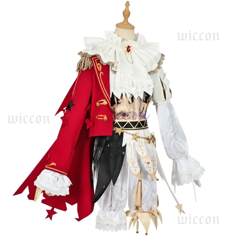 الهوية الخامس ألمع ستار تأثيري حلي شعر مستعار هولابالو مايك مورتون لعبة تأثيري الزي الرسمي مجموعة كاملة لكرنفال الهالوين