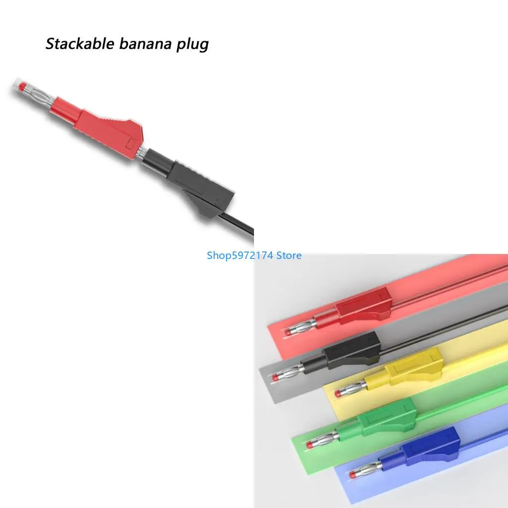 Y3NB Premium 4mm Retractable Banana Plug Test Leads Wire for Industrial Lab Equipment
