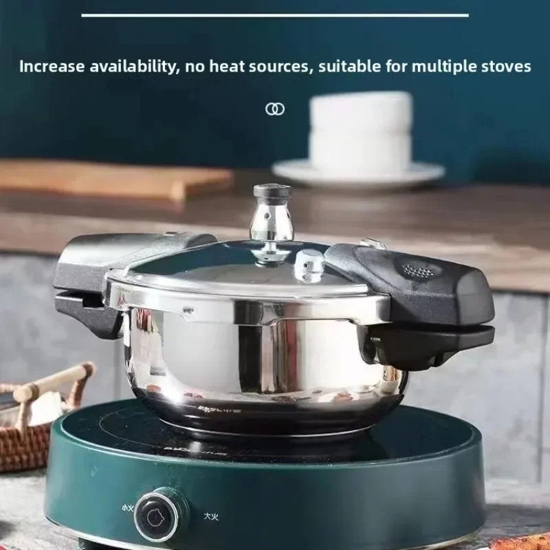 

18cm Pressure cooker stainless steel Pots and pans Non stick pan pressure cooker Kitchen accessories induction cooker general