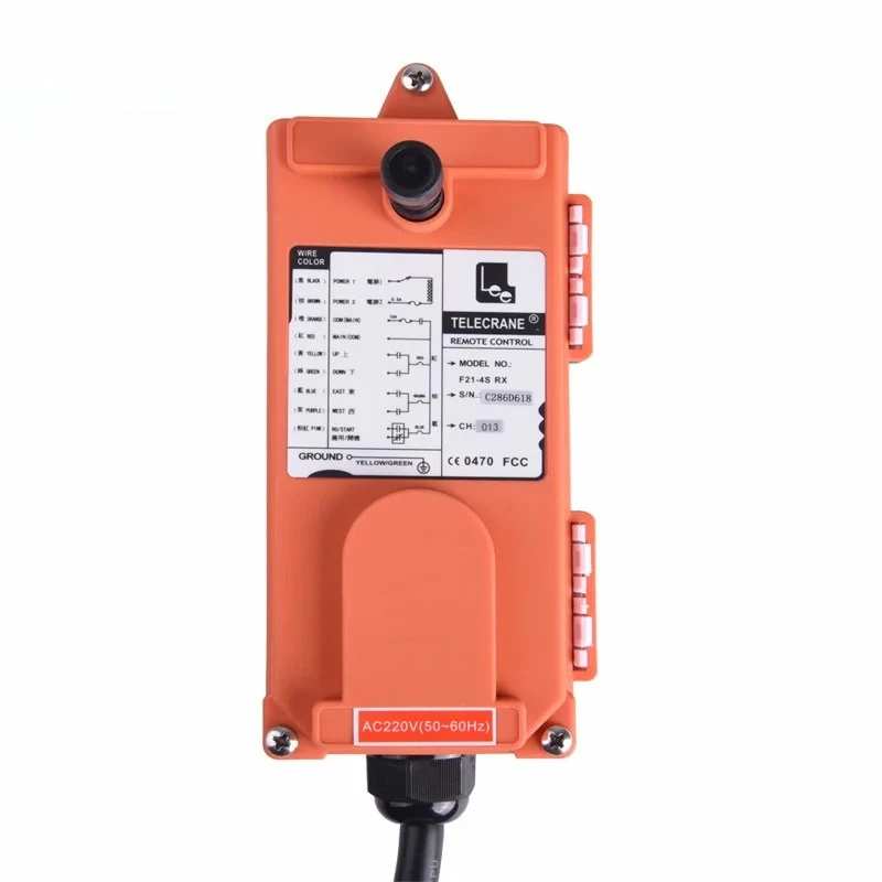 

Popular Style F21-4S 4 Buttons SingIe Speed Industrial Wireless Radio Crane Remote Control Switches Hoist Track Crane