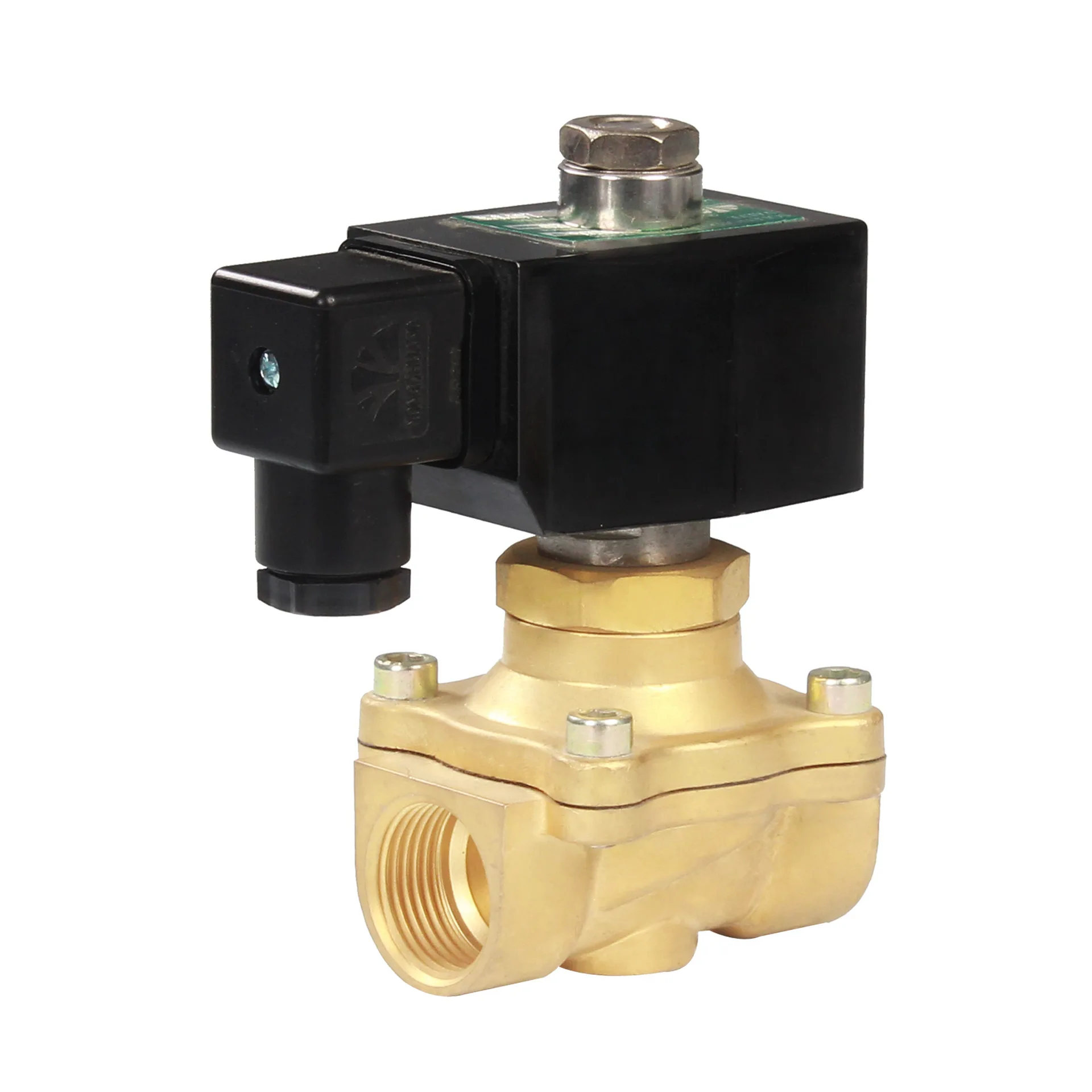 2W12 drain solenoid valve, normally open solenoid valve, straight diaphragm solenoid valve