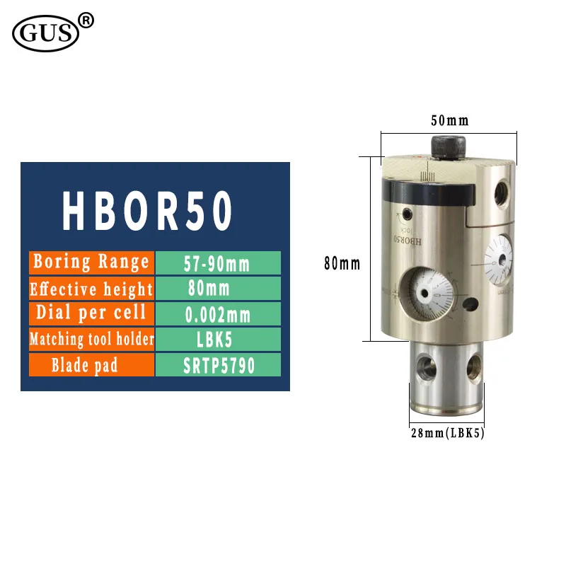 High precision fine tuning boring cutter tool Holder HBOR25 HBOR32 HBOR40 HBOR50 HBOR63 boring head CNC Milling Machine Lathe