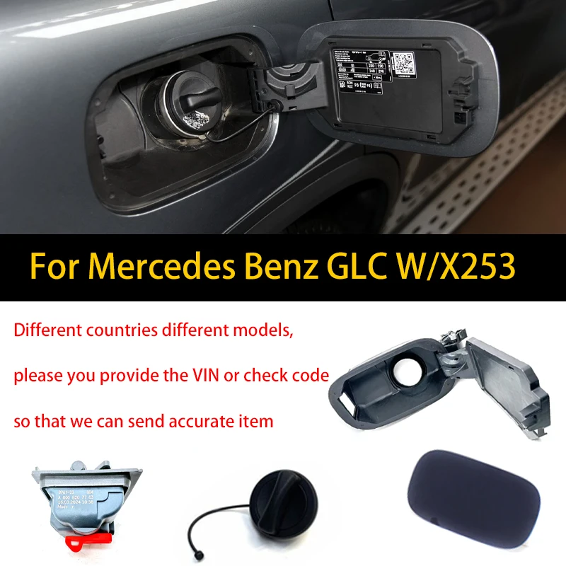 A2537570400 A0008207703 Fuel Tank Cap Cover Surround Repair Kit For Mercedes Benz GLC W253 X253 OEM A2536301002