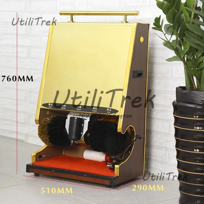 

Elevator entrance shoe shine machine automatic public shoe brush hotel advertising electric induction lobby