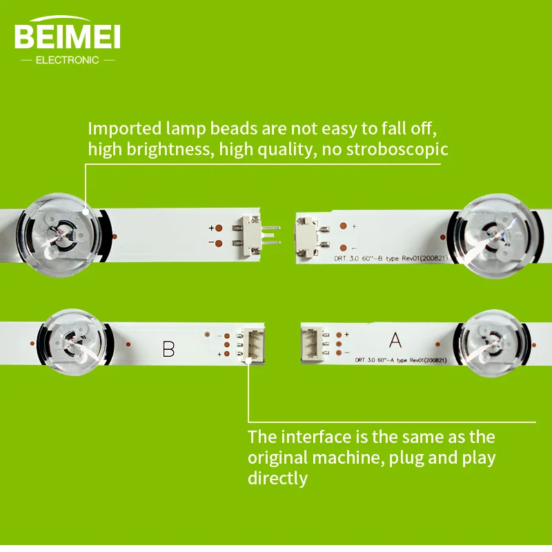 DRT 3.0 Faixa de LED para LG, 60LB563U 60LB565U 60LB6000 60LB600U 60LB600B 60LB5610 60LB561B 60LB561U 60LB5820 60LB582B
