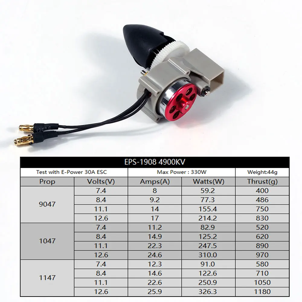 AEO EPS1908 GPS C20 4900KV Motor Power for RC Plane Aircraft Motor EPS1914 GPS 300L 4300KV GPSD-100 4900KV Metal Motor Parts
