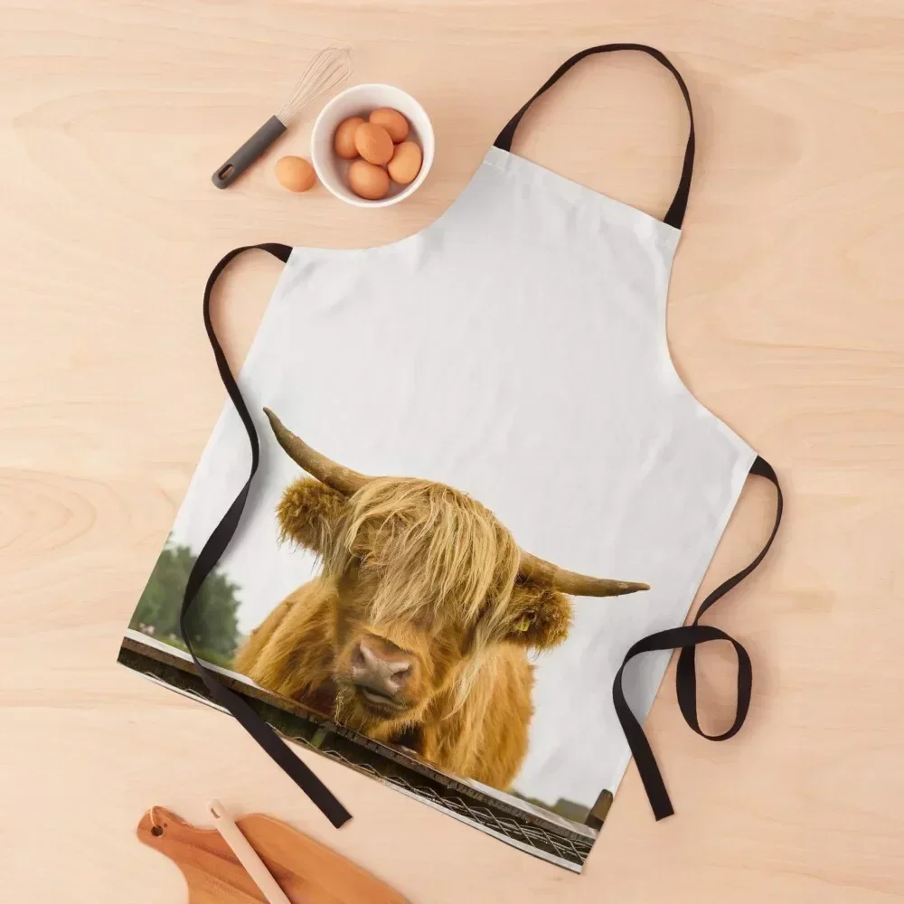 

Фартук Highland Cows in the Rain, кухонные аксессуары, рабочая одежда для женщин, кухонный фартук
