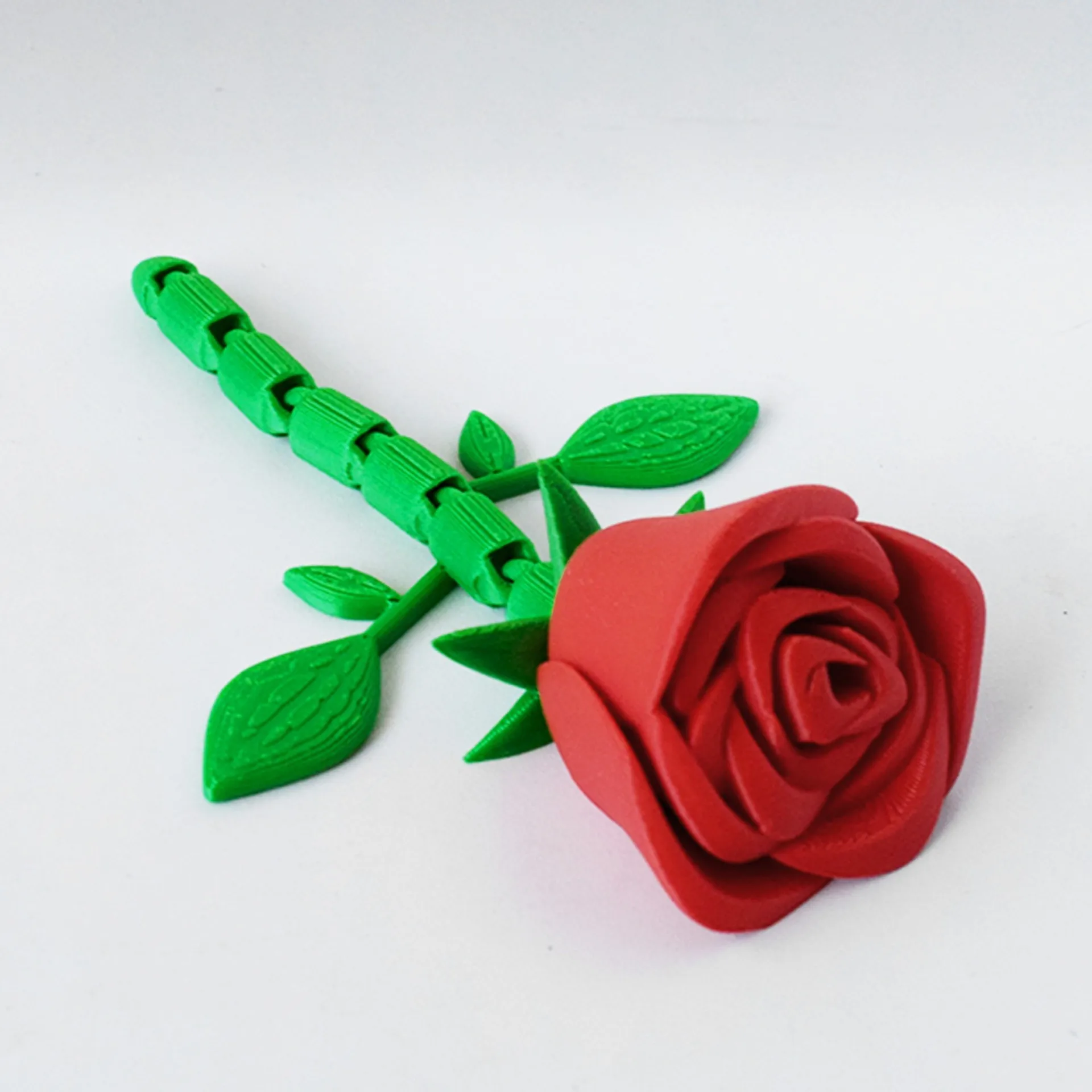 

Twisted Rose 3D Printed Toys Joints Movable Home Decoration Simulation Rose Model Valentine's Day Gift Stress Relief Toys