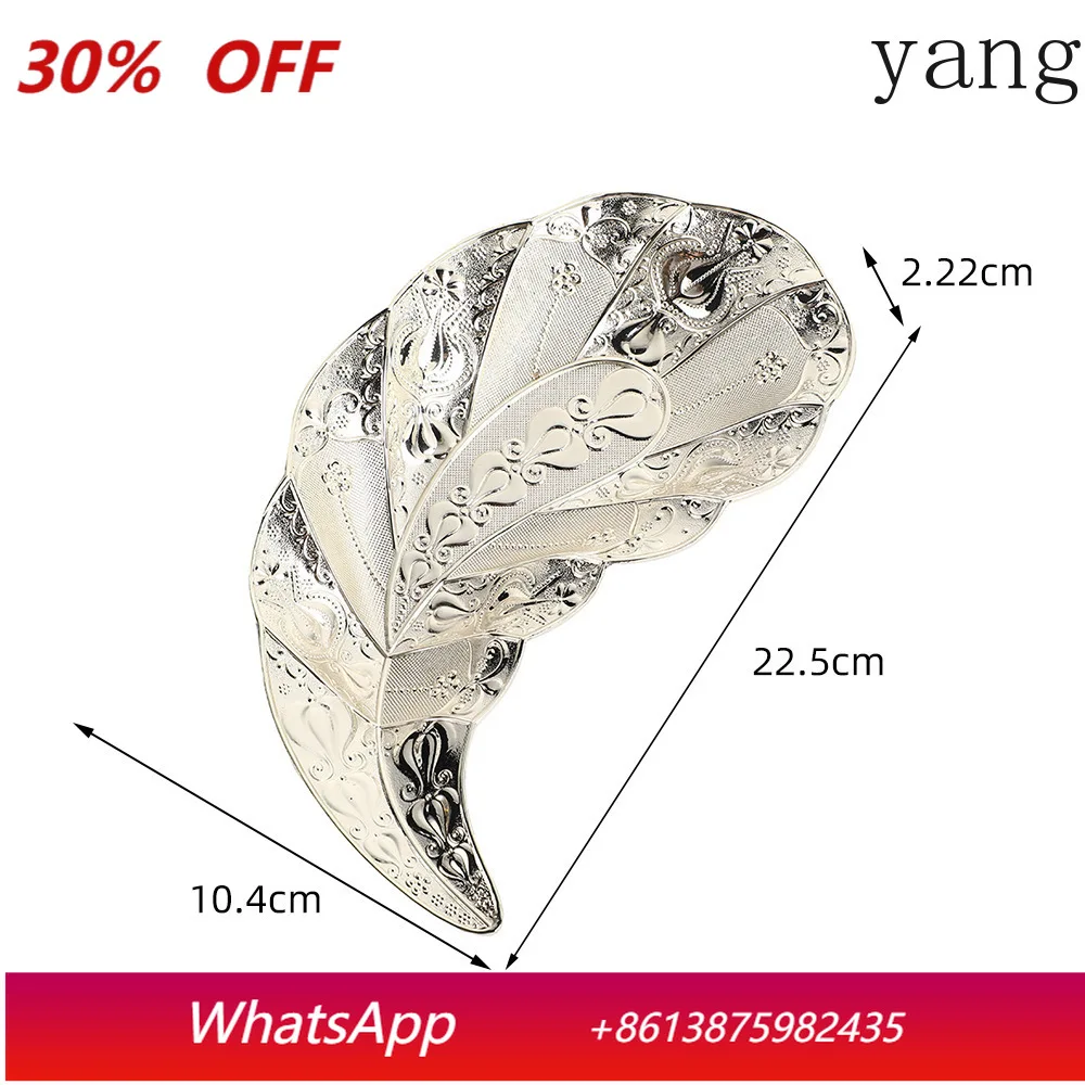 

CX light luxury silver leaf fruit plate zinc alloy snack plate