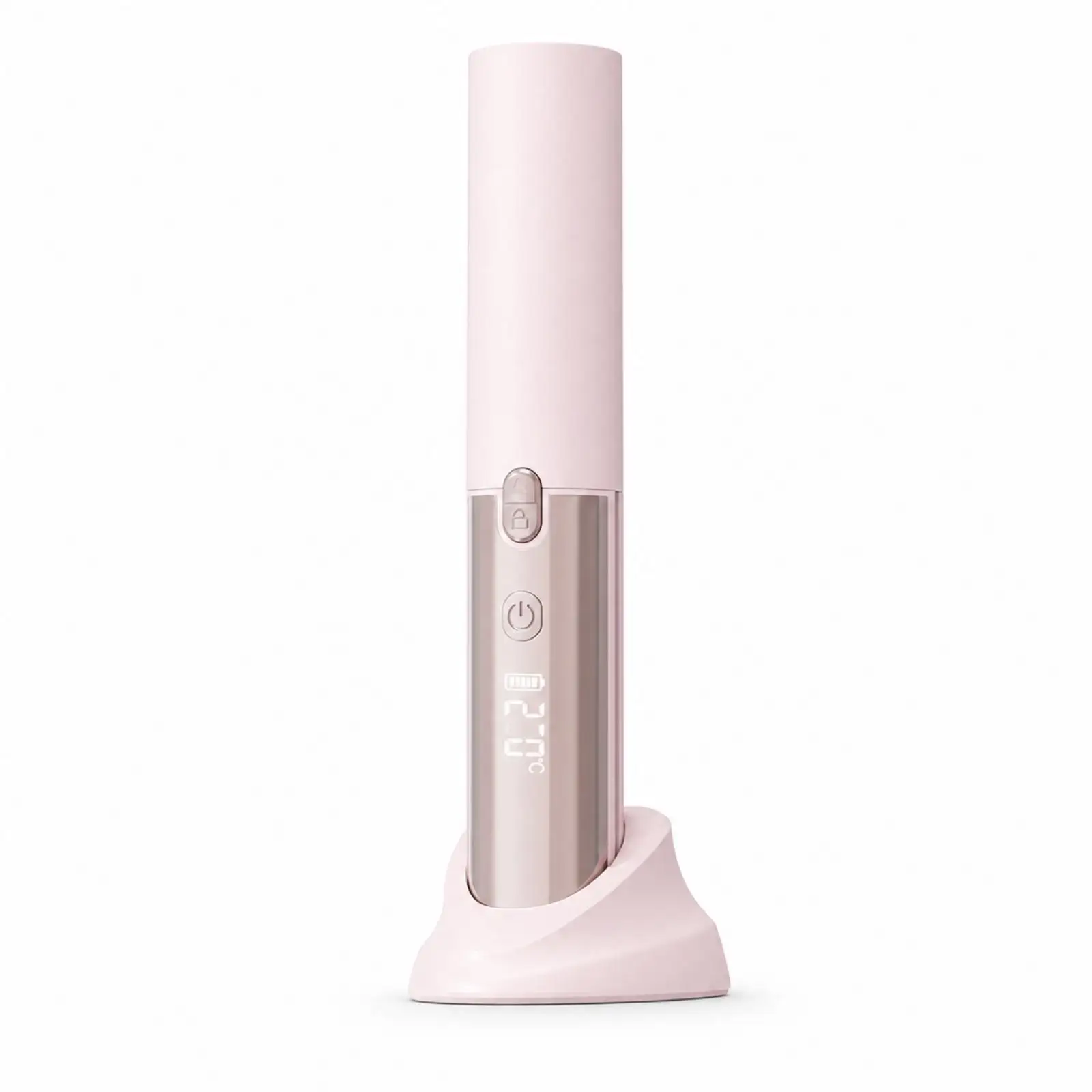 Wireless Hair Styler Portable Electric Straightener Brush LED Temp Control Ceramic Hair Comb Cordless Design for Daily Styling