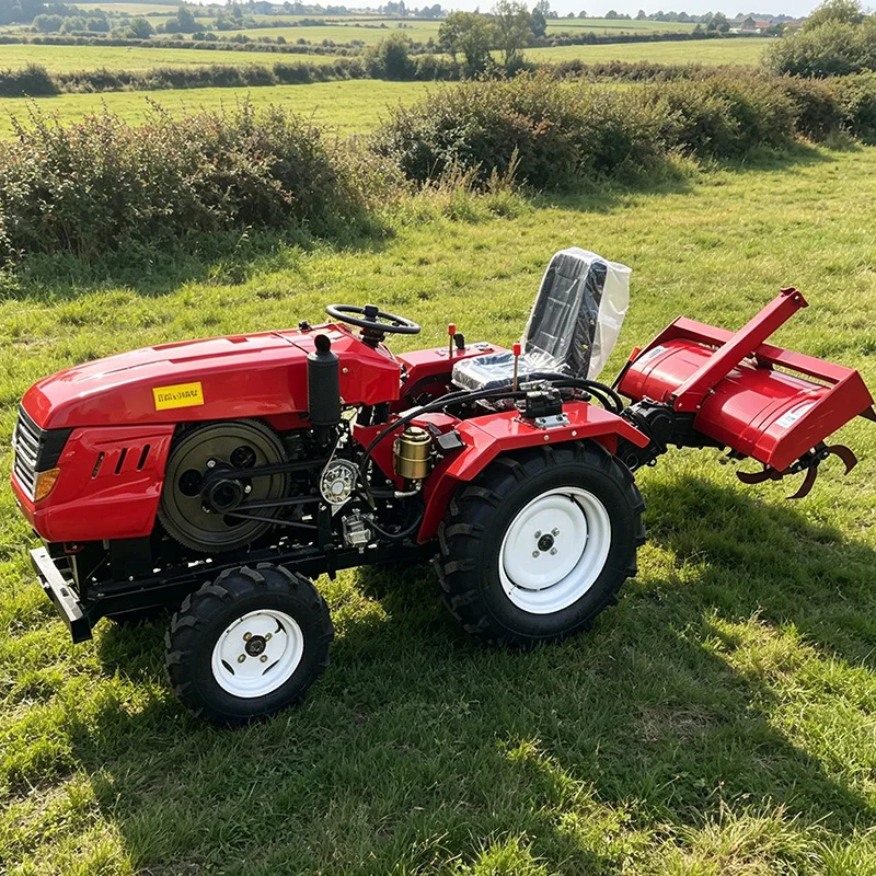 Customized Competitive Price Four Wheel Tractor, Wheel Type Rotary Tiller & Wheel Micro Tiller