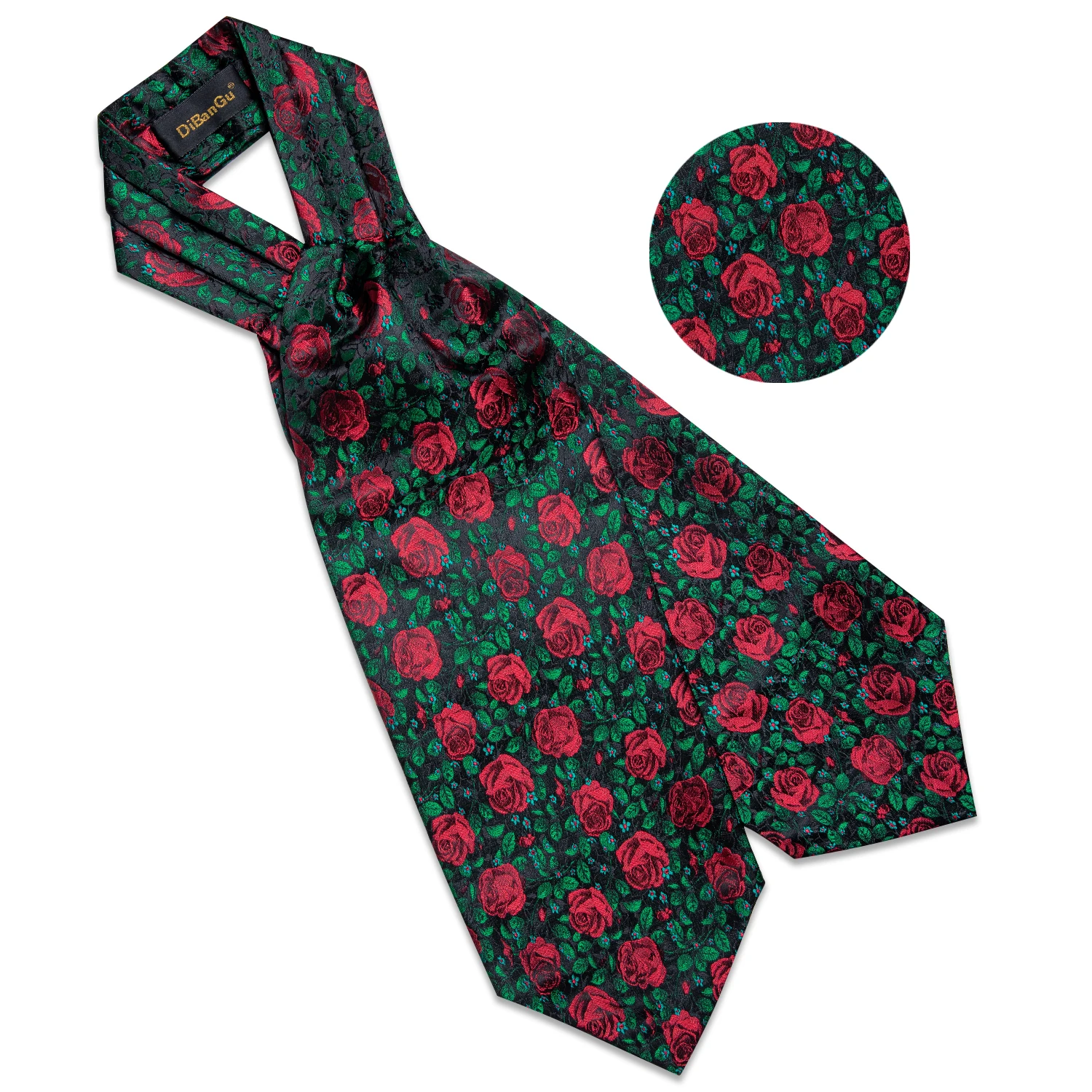 Lèvent de manchette carrés de luxe pour hommes, motif rose rouge Ascot, poche de mariage d\'affaires, fête britannique Craings.com, vert, mode