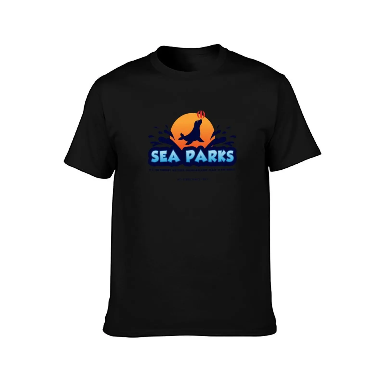 Sea Parks Logo IT Crowd T-Shirt custom shirt plus size clothes customs design your own man clothes oversized t shirt men