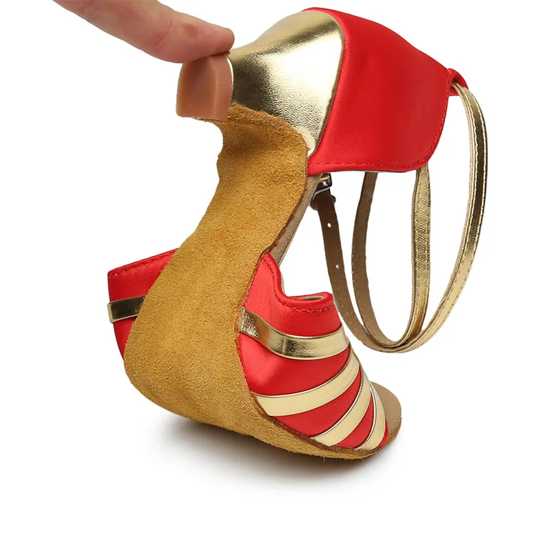 Wholesale Kids Girls Dance Shoes Sequin Ballroom Children Latin Dance Shoes Soft Tango Modern Jazz Dance Shoes Salsa Sandals