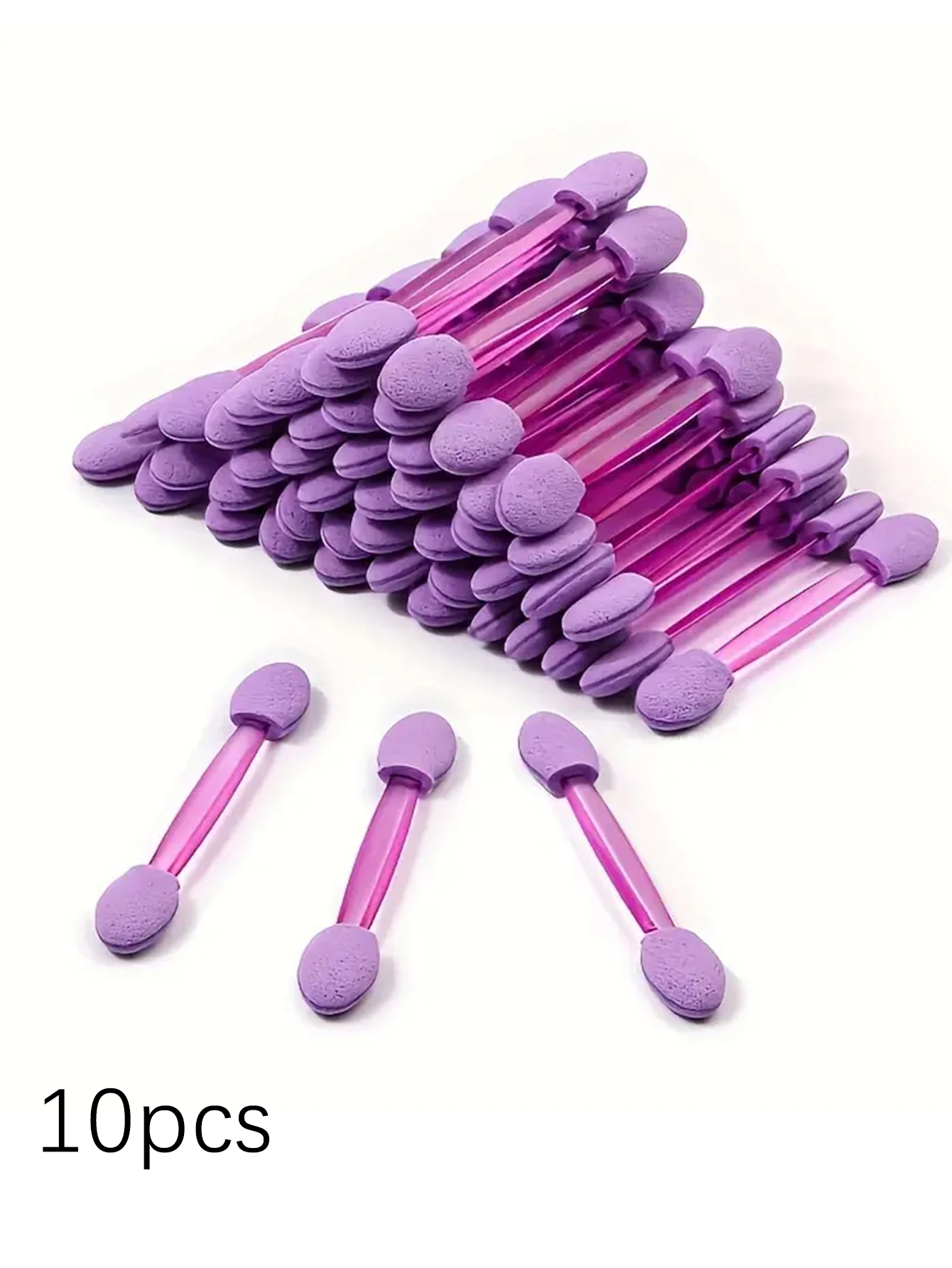 Nagelkunstpinsel, doppelseitig, chromfarben, rosa, schwarz, multifunktionaler Nagelpinsel, Nagelpuder-Applikator, Schwammstäbchen, Nagelzubehör